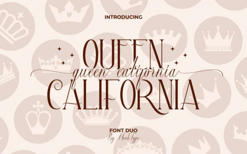 Queen California Font Duo