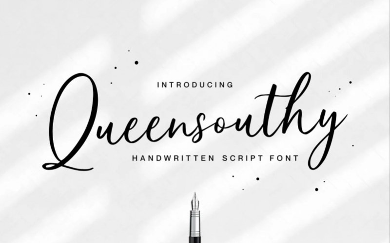 Queensouthy Script Font