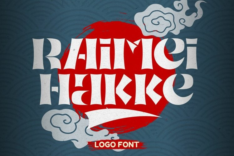 Raimei Hakke Display Font