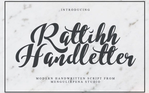 Rattihh Script Font