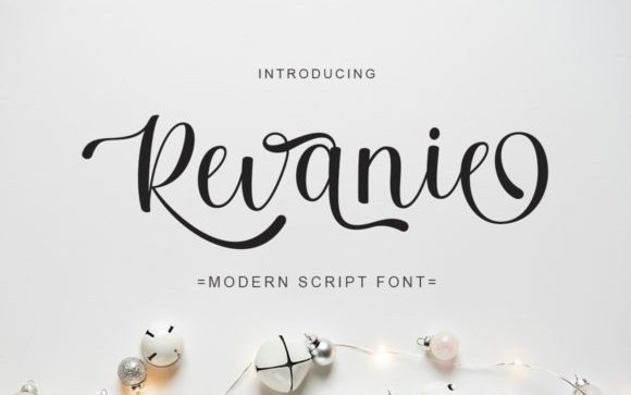 Revanie Calligraphy Font
