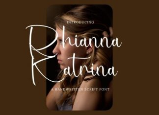 Rhianna Katrina Handwritten Font