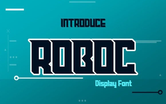 Roboc Display Font