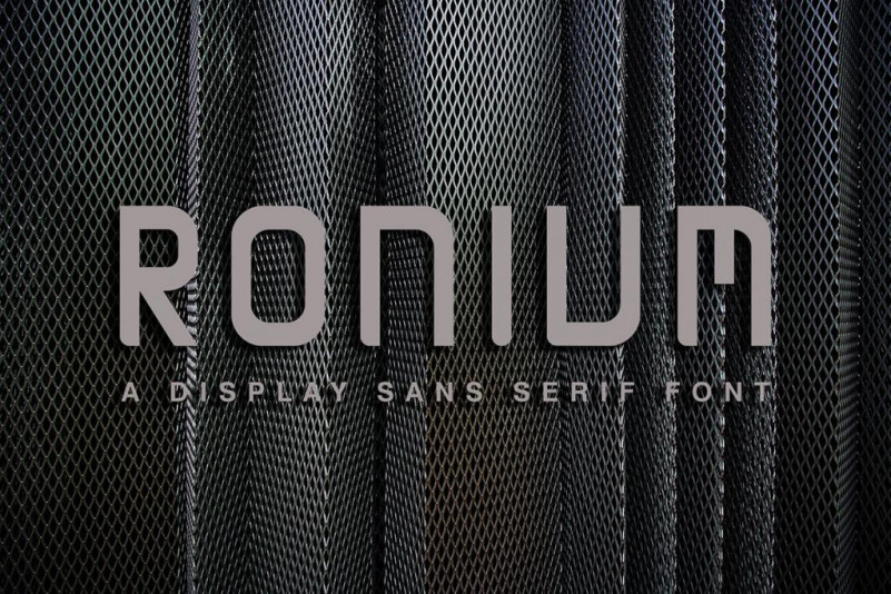 Ronium Display Font
