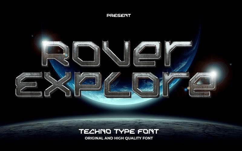 ROVER EXPLORE Display Font