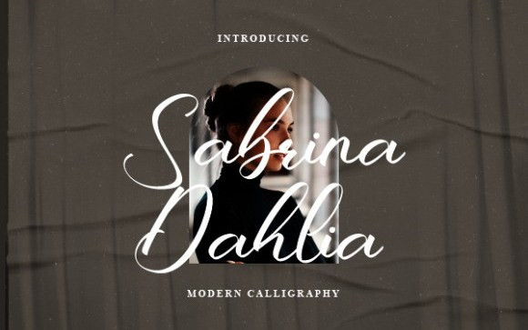 Sabrina Dahlia Handwritten Font