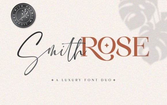 Smith Rose Handwritten Font