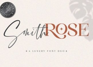 Smith Rose Handwritten Font