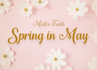 Spring In May Script Font