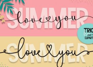Summer Love You Font