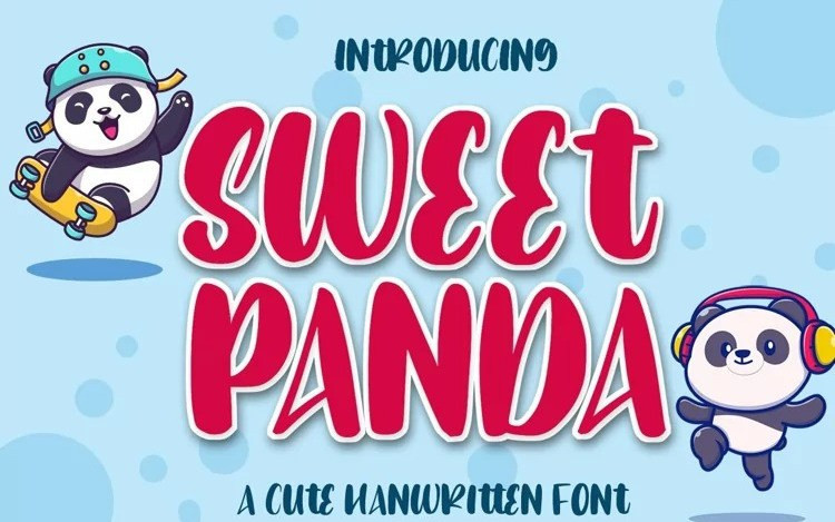 Sweet Panda Display Font