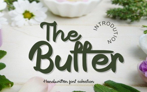 The Butter Script Font