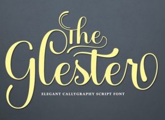 The Glester Calligraphy Font