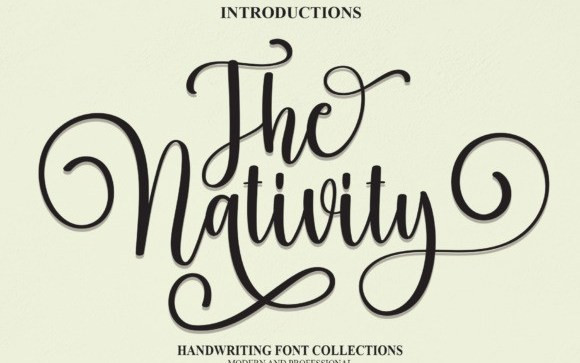 The Nativity Calligraphy Font