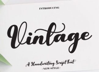 Vintage Handwritten Font