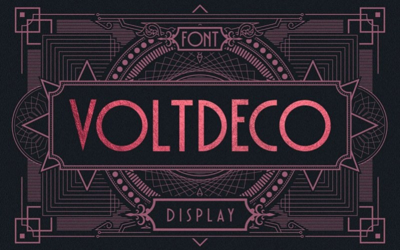 VOLTDECO Display Font