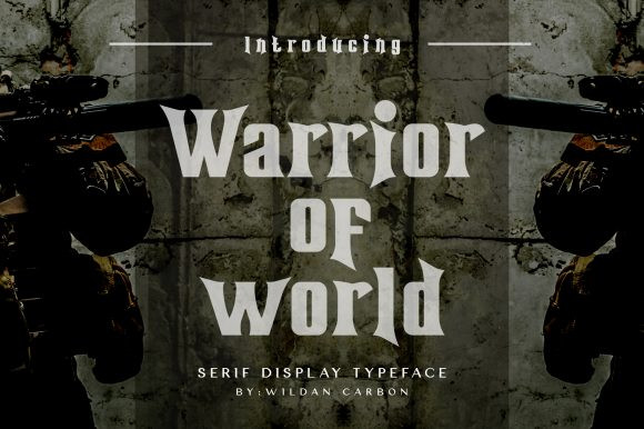 Warrior of World Display Font