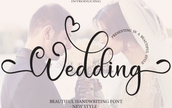 Wedding Typeface
