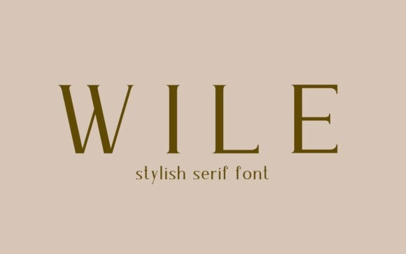 Wile Serif Font