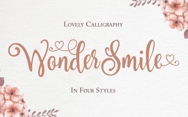 Wonder Smile Calligraphy Font