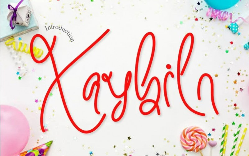 Xaybiln Handwritten Font