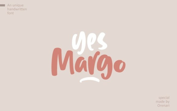 Yes Margo Display Font