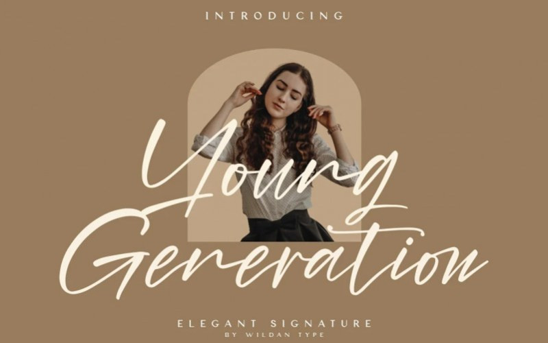 Young Generation Script Font