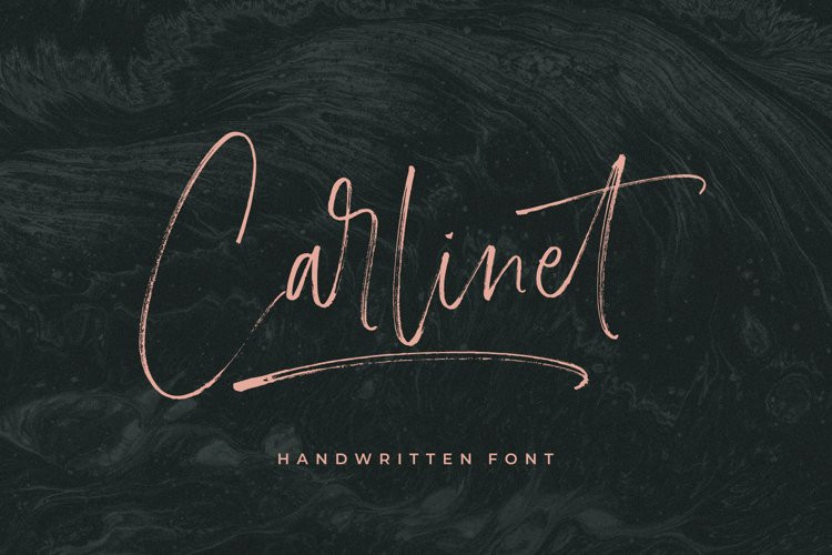 Carlinet Brush Font