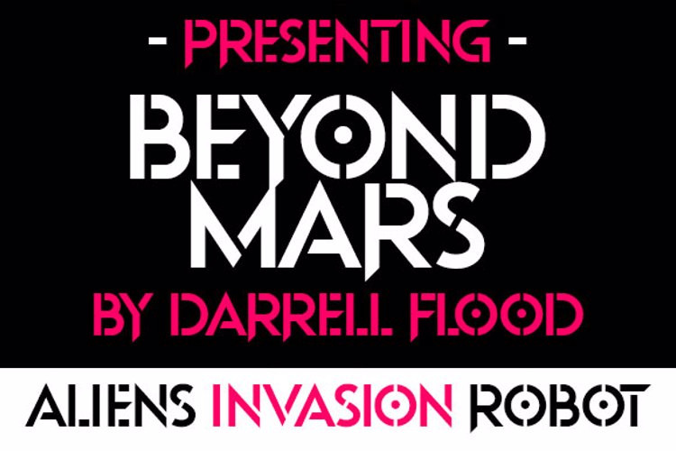 Beyond Mars Display Font