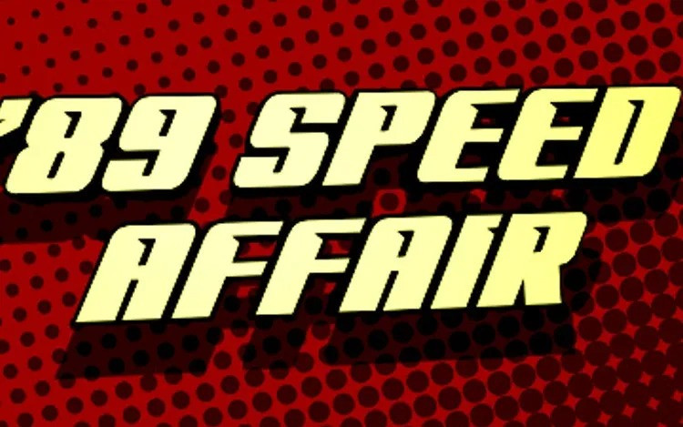 ’89 Speed Affair Display Font
