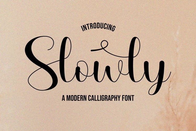 Slowly Handwritten Font