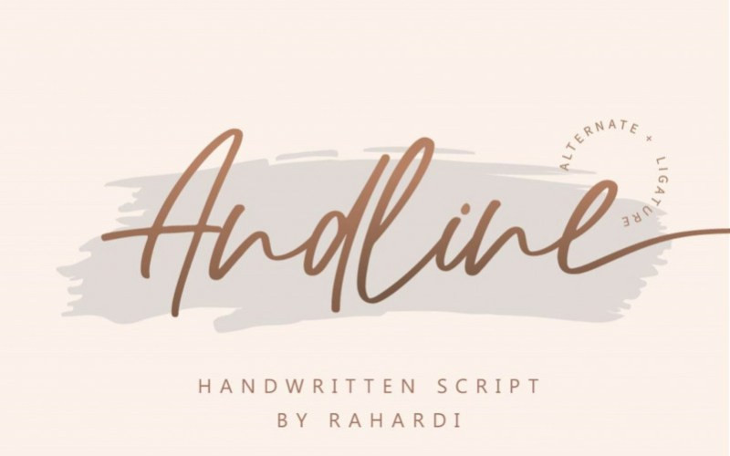 Andline Handwritten Font