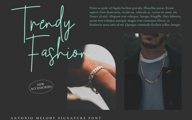 Antonio Medody Handwritten Font