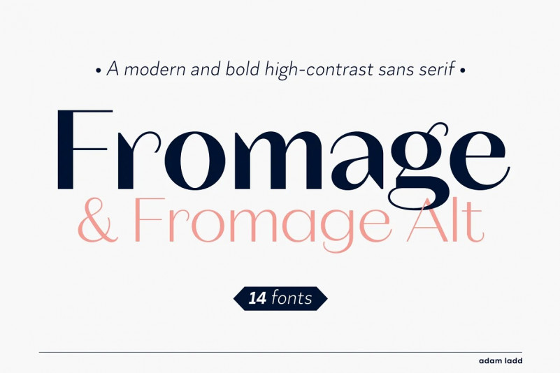Fromage Sans Serif Font