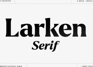 Larken Serif Font