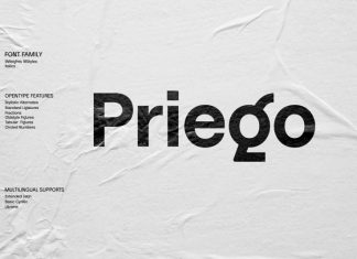 Priego Sans Serif Font