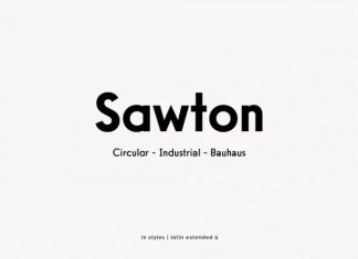 Sawton Sans Serif Font