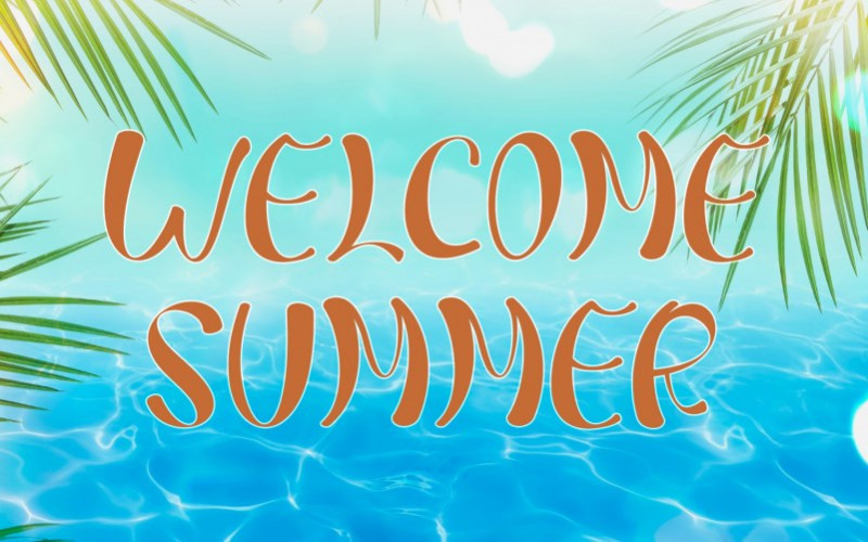 Summer Beach Display Font