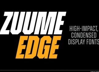 Zuume Edge Display Font