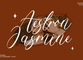 Aestron Jasmine Script Font