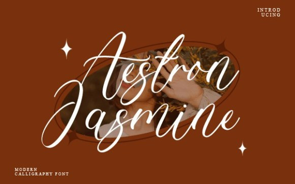 Aestron Jasmine Script Font