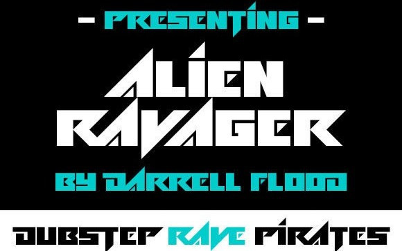 Alien Ravager Display Font