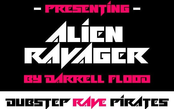 Alien Ravager Display Font