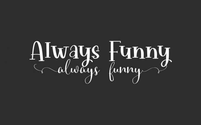 Always Funny Font Duo