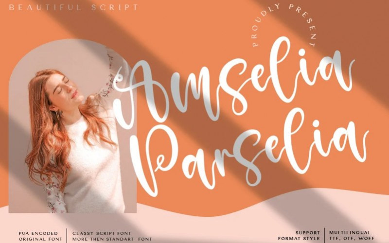 Amselia Parselia Handwritten Font