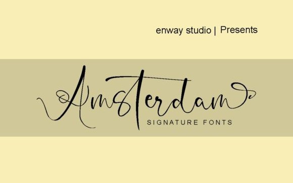 Amsterdam Calligraphy Font