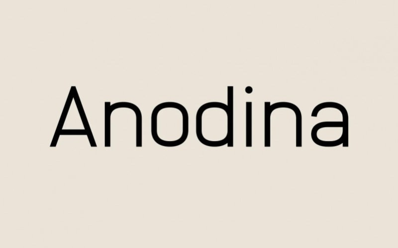 Anodina Sans Serif Font