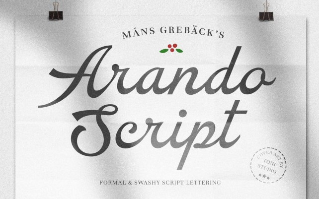 Arando Calligraphy Font