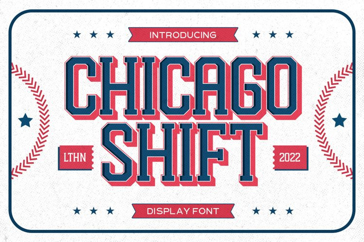 Chicago Shift Slab Serif Font