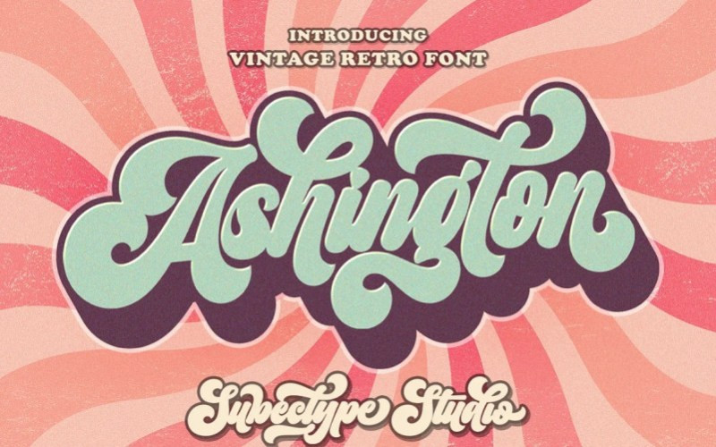 Ashington Bold Script Font